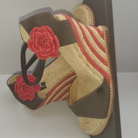 Kate Spade Granda Espadrilles Wedge Sandals - Picture 2 of 6